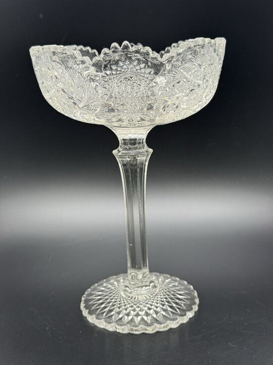 Westmoreland Other - Westmoreland Glass Fern Paddle Wheel Tall Compote Candy Dish Bowl